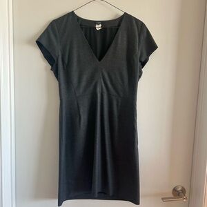 J. Crew - Vneck Gray Dress - Size 8